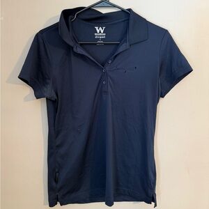 Winward Women's Dark Blue Short Sleeve Polo